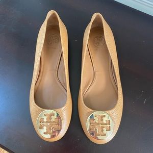 Tory Burch brown Ballet flats size 10